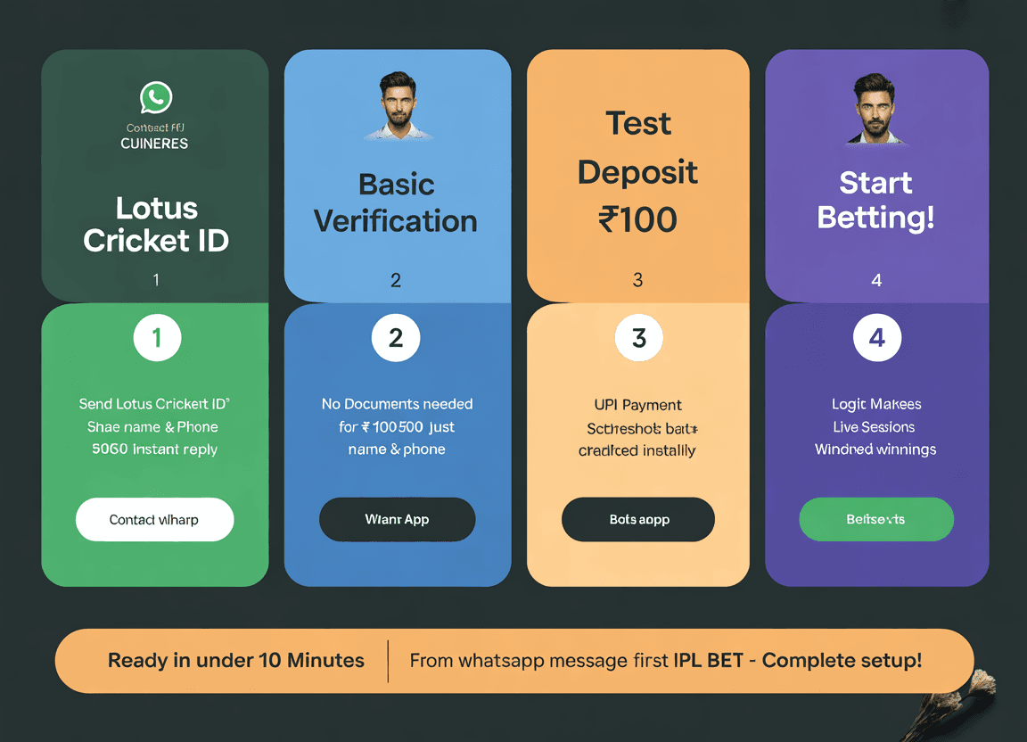 Lotus Cricket ID Setup Process