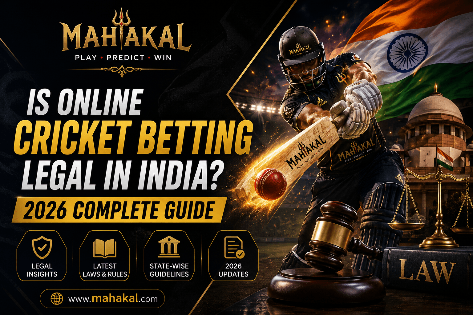 Is Online Cricket Betting Legal in India? 2026 Complete Guide