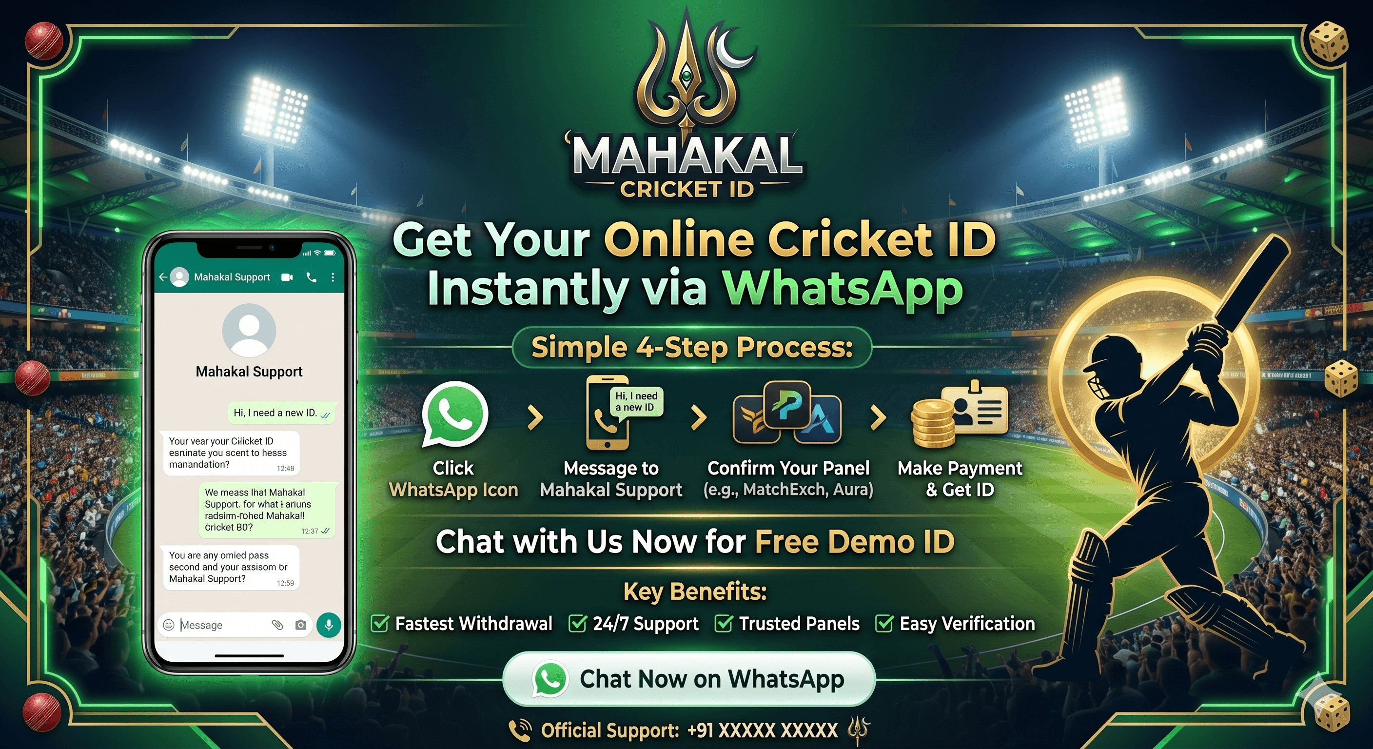 🚀 How to Get a Trusted Online Cricket ID in 60 Seconds via WhatsApp (2026 Guide)