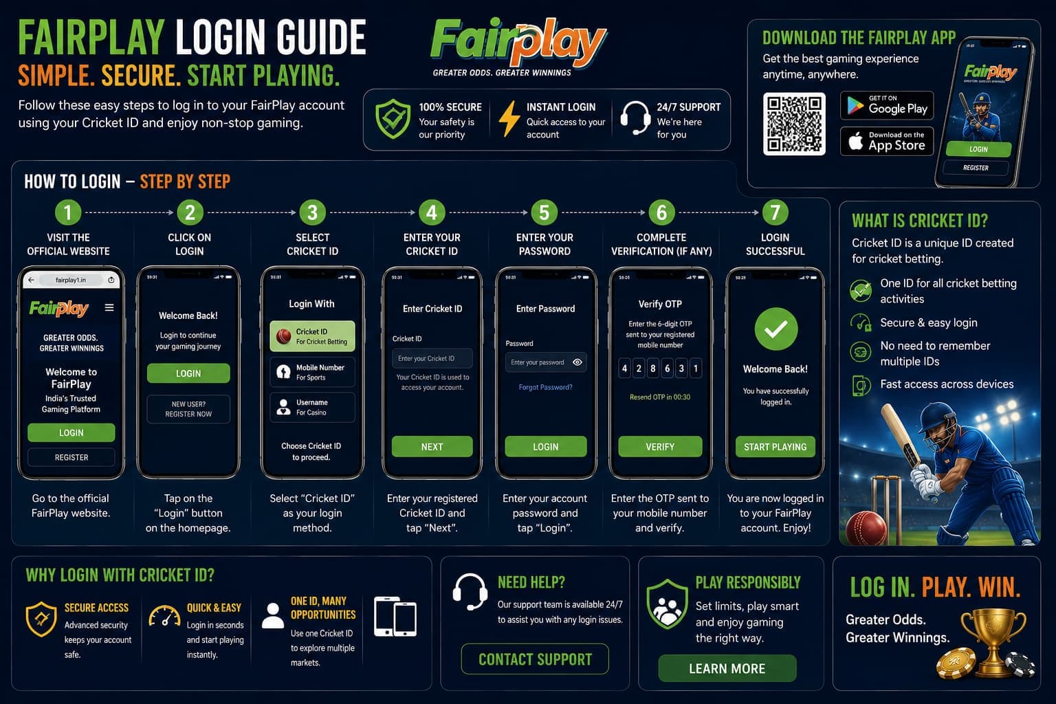 Fairplay Login, App Download & Cricket ID Guide; Features & Games