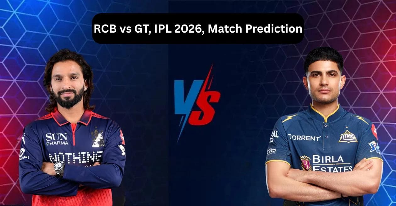 RCB vs GT IPL Match Prediction 2026: Who Wins Qualifier 1 in Dharamshala? ( Playing XI & Pitch Report)