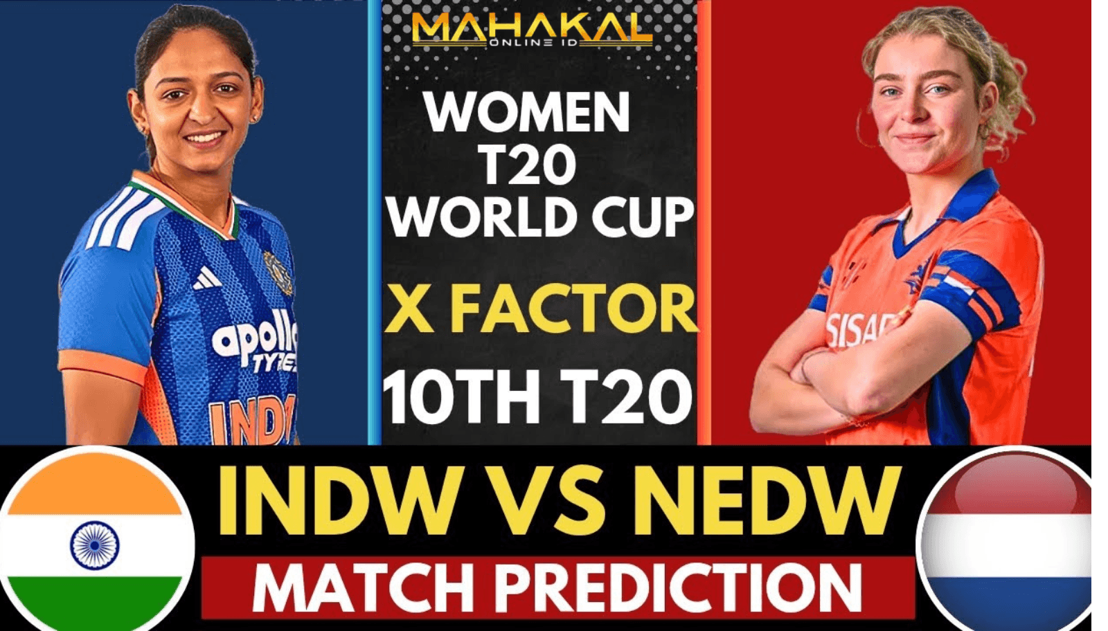 India vs Netherland Women's T20 Match Prediction 2026
