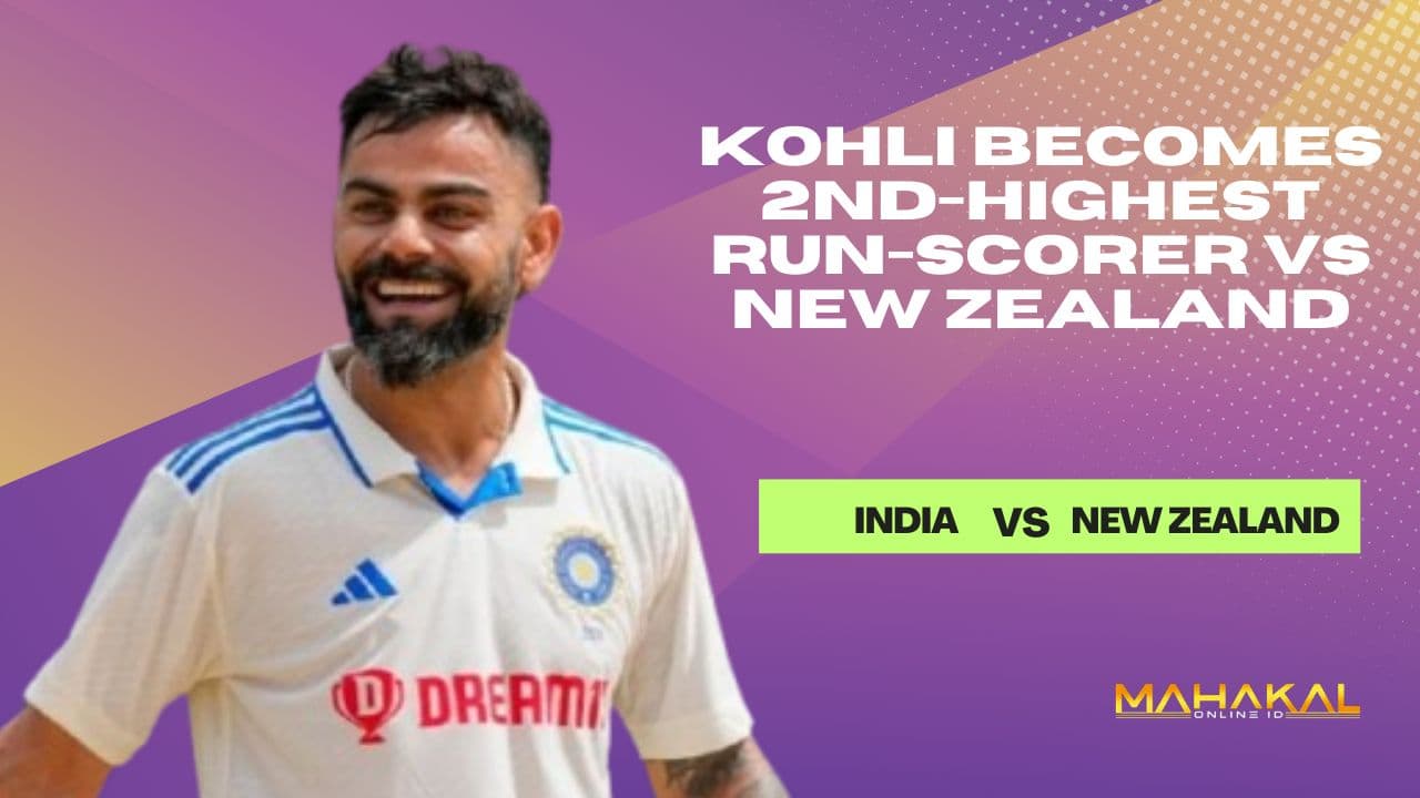 Kohli Becomes 2nd-Highest Run-Scorer vs New Zealand