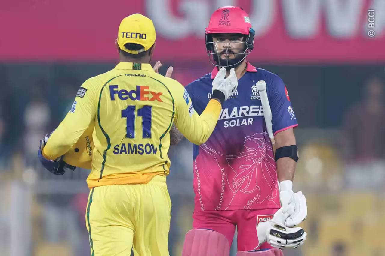 RR vs CSK 2026 Match Result: Rajasthan Royals Crush Chennai by 8 Wickets