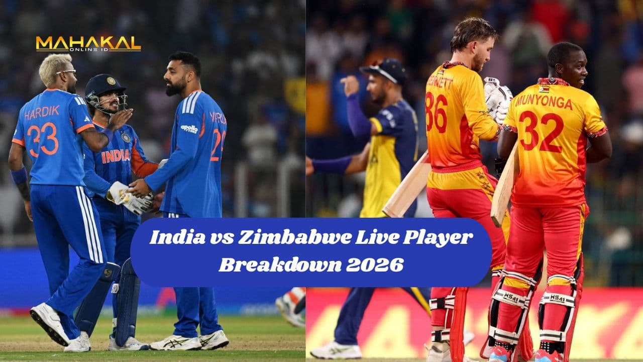 India vs Zimbabwe Live Player Breakdown 2026