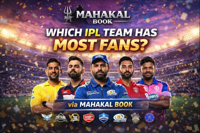 Which IPL Team Has Most Fans - Mahakal Book