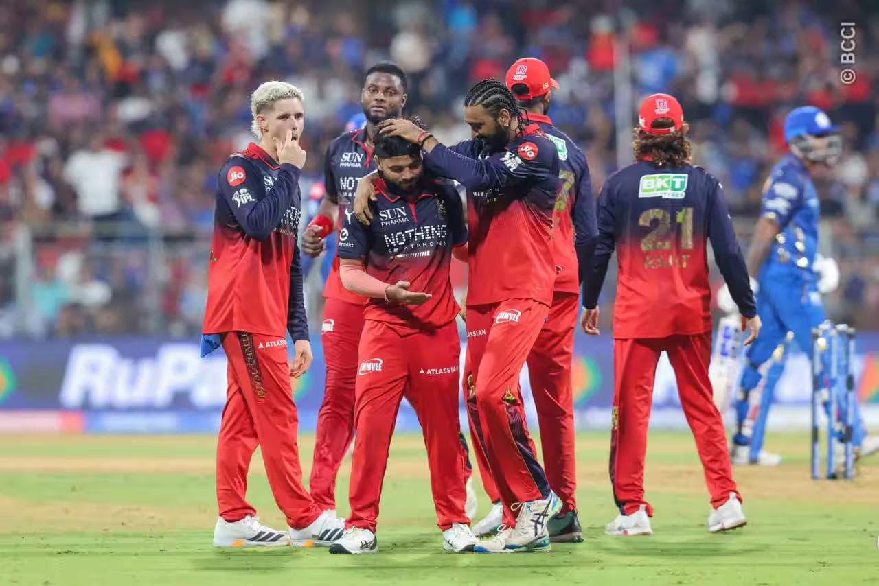 MI vs RCB Yesterday Match Result 2026: RCB Outclass MI in Wankhede Run-Fest