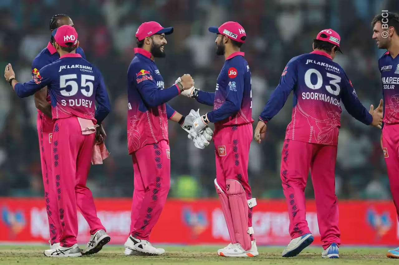 LSG vs RR Match 32 Result: Rajasthan Royals Beat Lucknow Super Giants by 40 Runs in IPL 2026 Thriller